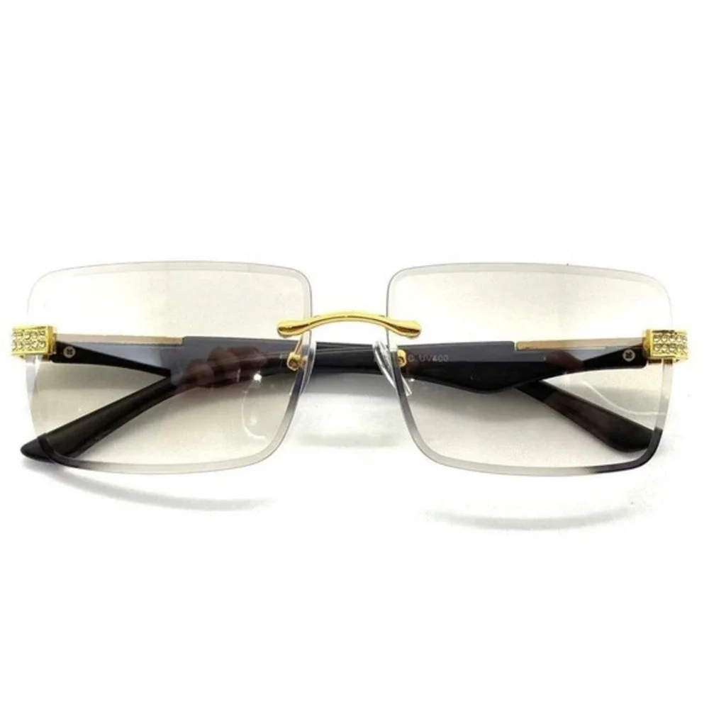 Women Eye Glasses Clear Lens Hip Hop Street Wear Style Woody Arms‎ Classic Fancy